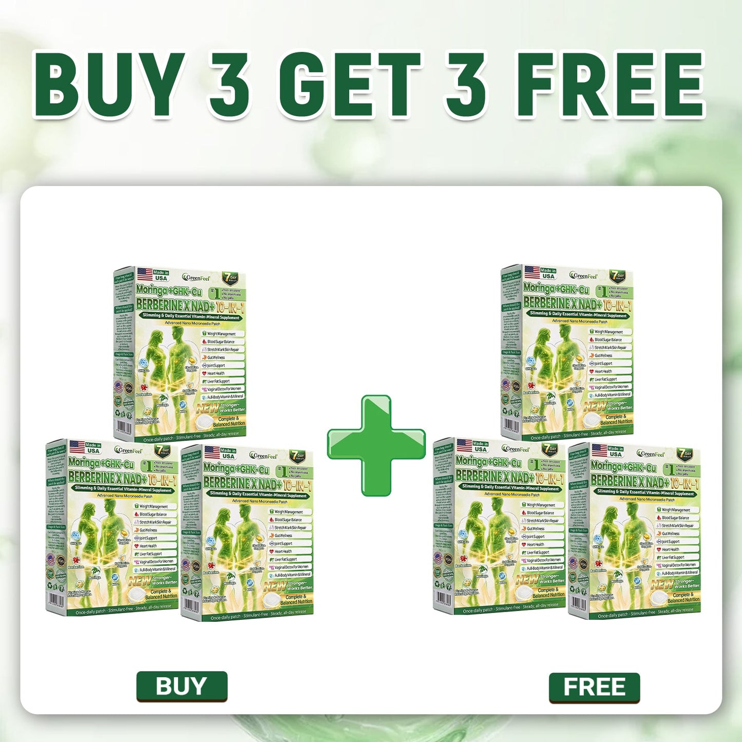 𝑶𝒇𝒇𝒊𝒄𝒊𝒂𝒍 𝑺𝒕𝒐𝒓𝒆 | 𝐍𝐞𝐰!🍀🍀𝐆𝐫𝐞𝐞𝐧𝐅𝐞𝐞𝐥® 𝐌𝐨𝐫𝐢𝐧𝐠𝐚 × 𝐁𝐞𝐫𝐛𝐞𝐫𝐢𝐧𝐞 × 𝐍𝐀𝐃+ 𝟏𝟎-𝐢𝐧-𝟏 𝐍𝐚𝐧𝐨 𝐌𝐢𝐜𝐫𝐨𝐧𝐞𝐞𝐝𝐥𝐞 𝐍𝐮𝐭𝐫𝐢𝐭𝐢𝐨𝐧 𝐏𝐚𝐭𝐜𝐡 🇺🇸 (𝐉𝐮𝐬𝐭 𝐨𝐧𝐜𝐞 𝐚 𝐝𝐚𝐲, 𝐯𝐢𝐬𝐢𝐛𝐥𝐞 𝐜𝐡𝐚𝐧𝐠𝐞𝐬 𝐢𝐧 𝟕 𝐝𝐚𝐲𝐬）𝘽𝙚𝙧𝙗𝙚𝙧𝙞𝙣𝙚 + 𝙈𝙤𝙧𝙞𝙣𝙜𝙖 𝙁𝙤𝙧𝙢𝙪𝙡𝙖 ✅ 𝐅𝐨𝐫 𝐨𝐛𝐞𝐬𝐢𝐭𝐲, 𝗟𝗼𝗼𝘀𝗲 𝘀𝗸𝗶𝗻,𝐝𝐢𝐚𝐛𝐞𝐭𝐞𝐬, 𝐬𝐥𝐞𝐞𝐩 𝐚𝐩𝐧𝐞𝐚, 𝐣𝐨𝐢𝐧𝐭 𝐢𝐬𝐬𝐮𝐞𝐬, 𝐚𝐧𝐝 𝐦𝐨𝐫𝐞💯💯